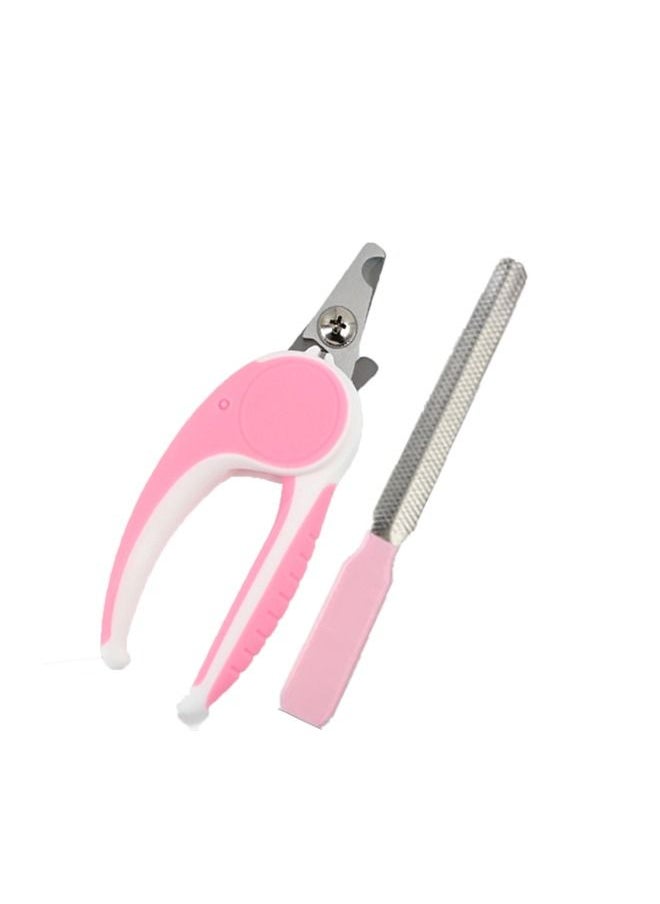 Generic - ALTHEQA Dog & Cat Pets Nail Clippers and Trimmers - with Safety Guard (PINK) - Image 1
