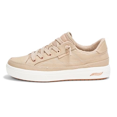 Skechers Women's Arch Fit Arcade-Meet Ya There Sneaker, Taupe, 5 - Image 2