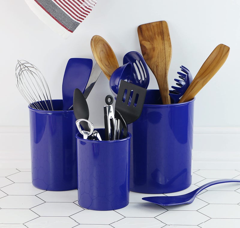 Reston Lloyd Multipurpose Utensil/Crock Holders Organize Wide Variety of Sizes of Utensils & Tools  Includes Extra Large  Large  & Miniature - Image 2