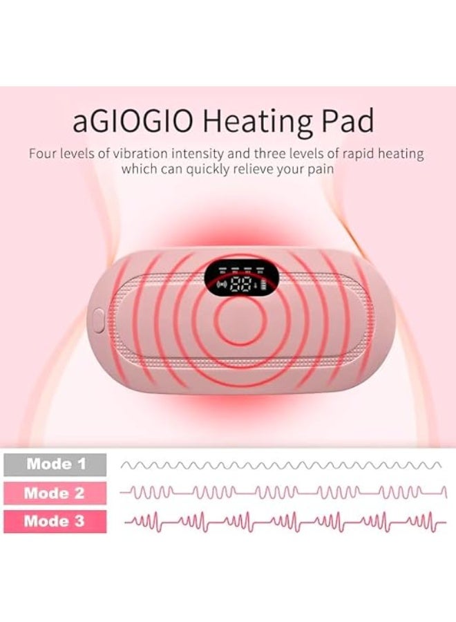 Heating Massager Belt with High Frequency Vibration for Abdominal and Lower Back Comfort, Portable Wearable Heat Therapy Device for Everyday Use - Image 3