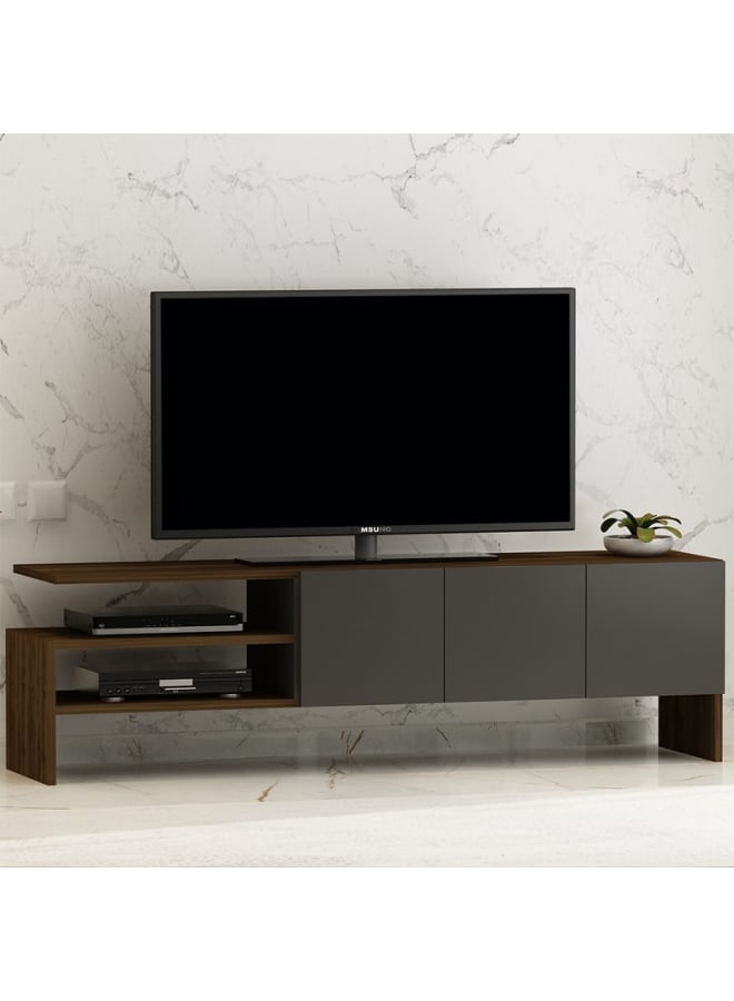 Retro RA-U52 TV Table 154 x 45 x 37 cm - Brown x Grey - Image 2