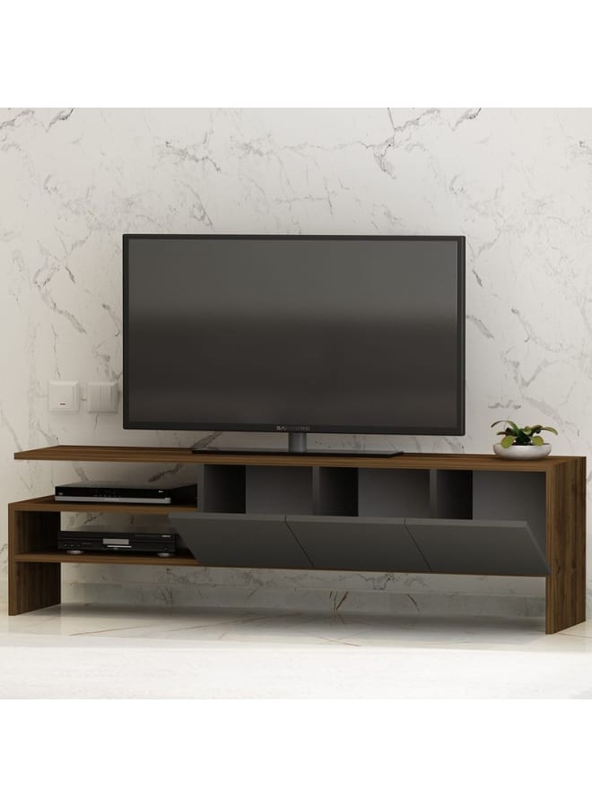 Retro RA-U52 TV Table 154 x 45 x 37 cm - Brown x Grey - Image 3