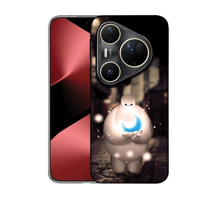 EYE CATCH Printed Protective Case Cover For Huawei Pura 80 Ultra -  Baymax Holding Moon - Image 1