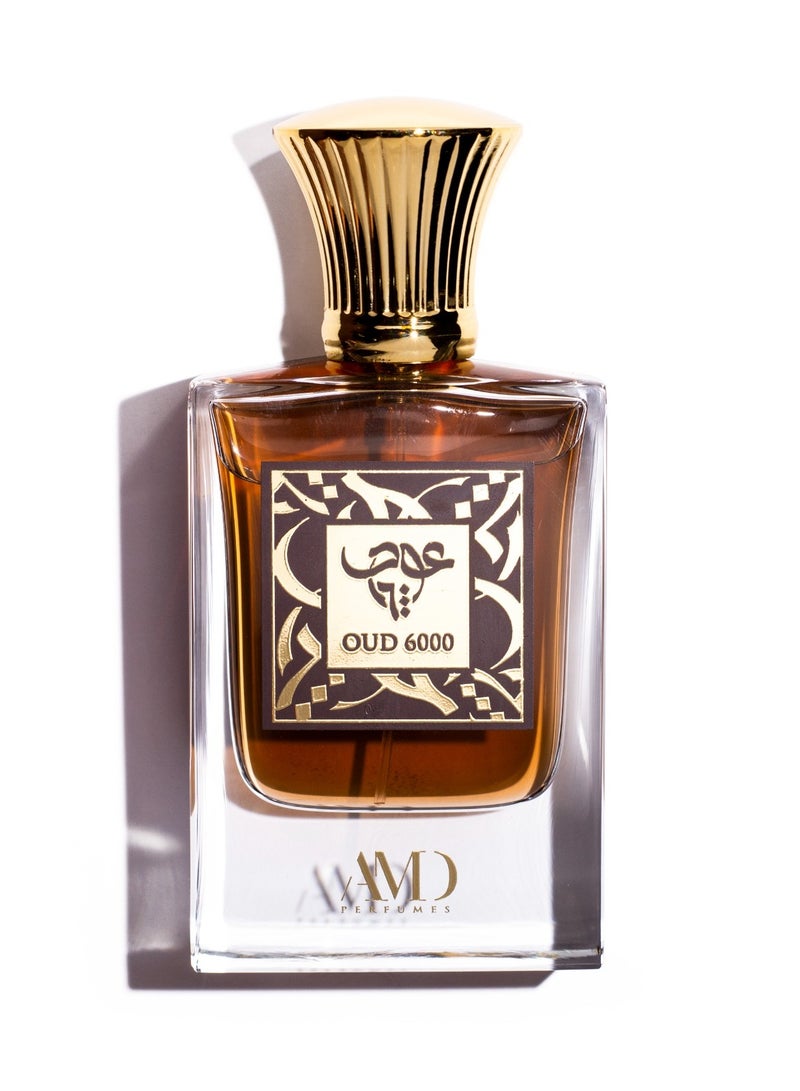AMD Perfumes Oud 6000 By AMD Perfumes Men and Women Fragrances EDP 50ml - Image 1