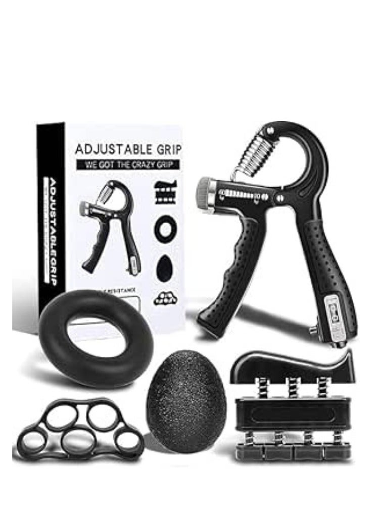 Phyzioline Other Adjustable resistance hand grip for strength training 5-60 kg - blue and black - Image 2