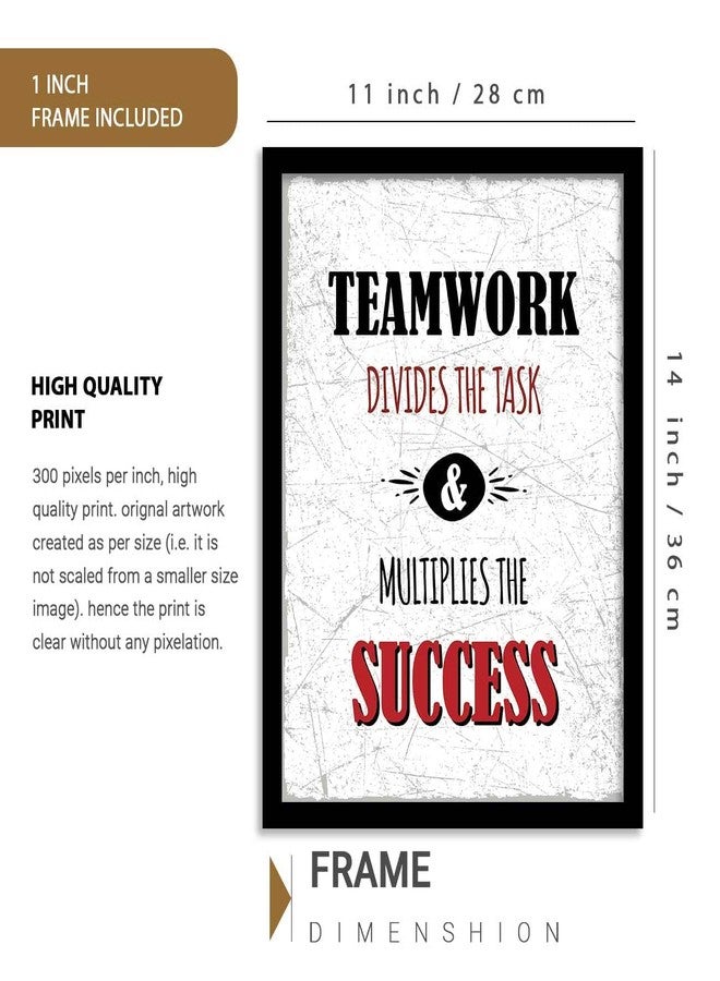 VASL™ Studio Motivational Wall Frames for Home and Office Meeting Room - Wall Poster with Frame for Students, Professionals - Quotes Frames for Wall Decor (11inch x 14inch) - Image 2