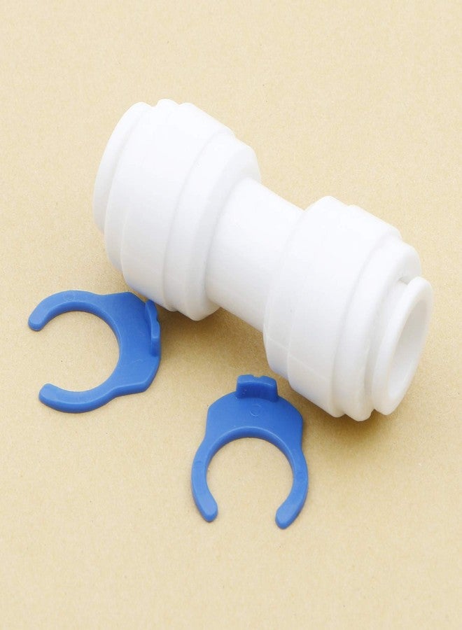 JIUWU Plastic 3/8-3/8 Straight Push Water Filter Connect Quick Fitting Connector for RO Pack of 5 - Image 5