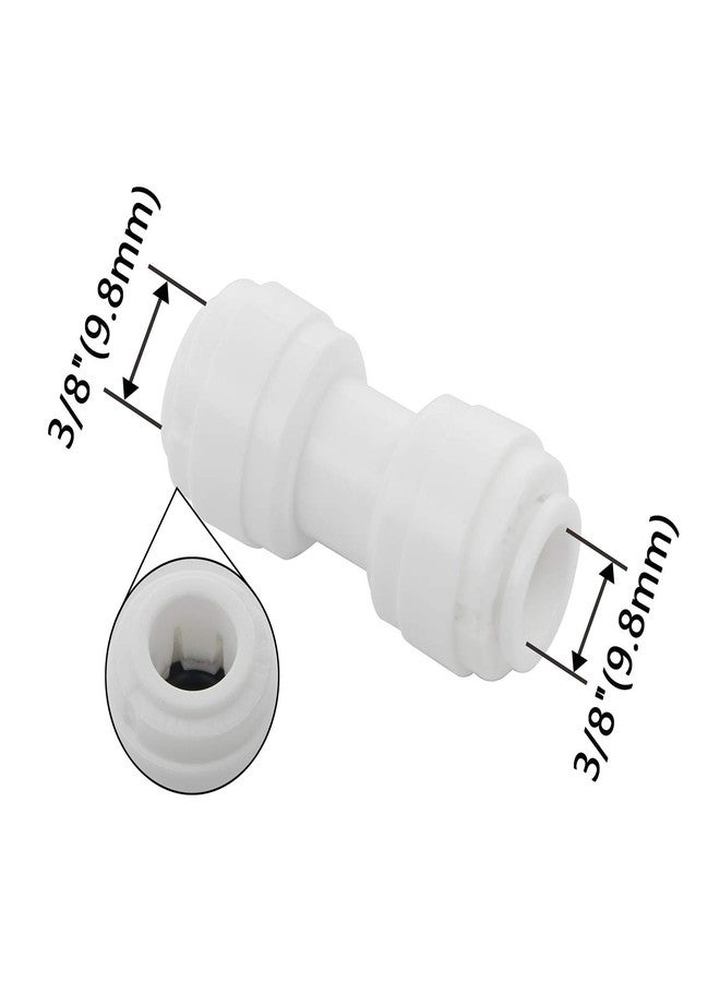 JIUWU Plastic 3/8-3/8 Straight Push Water Filter Connect Quick Fitting Connector for RO Pack of 5 - Image 2