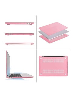 Generic Compatible with MacBook Air 13.6 inch Case 2022 2023 Release A2681 M2 Chip with Liquid Retina Display & Touch ID, Protective Plastic Hard Shell Case Cover (Pink)  - Image 4