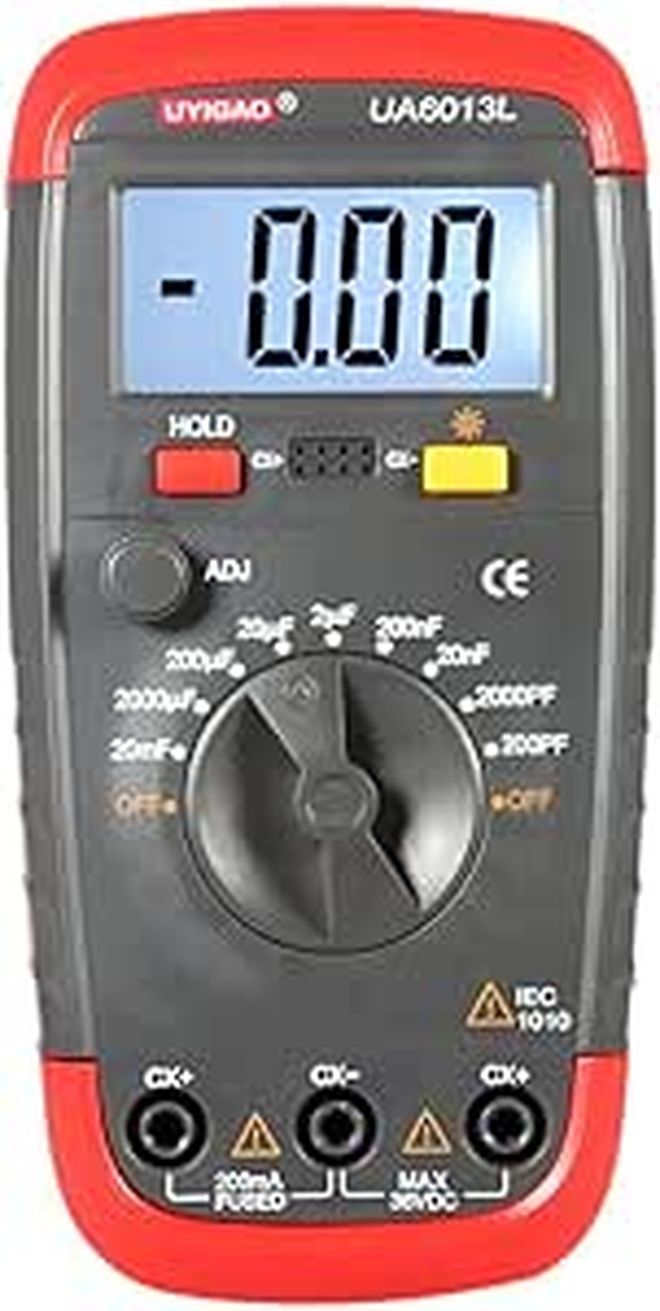 UA6013L High Precision Digital LCD Capacitor Tester Meter - Image 1