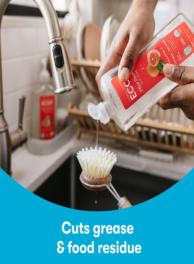 ECOS Grapefruit Dish Soap - Cuts Grease & Food Residue, Hypoallergenic, Sustainable Liquid, 50 Ounces (Pack of 2) - Image 4