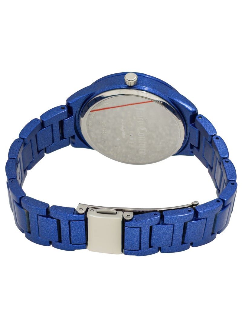 جوسي كوتور ساعة جوسي كوتور للنساء بمينا أزرق وبسوار ستانلس ستيل أزرق - Image 3