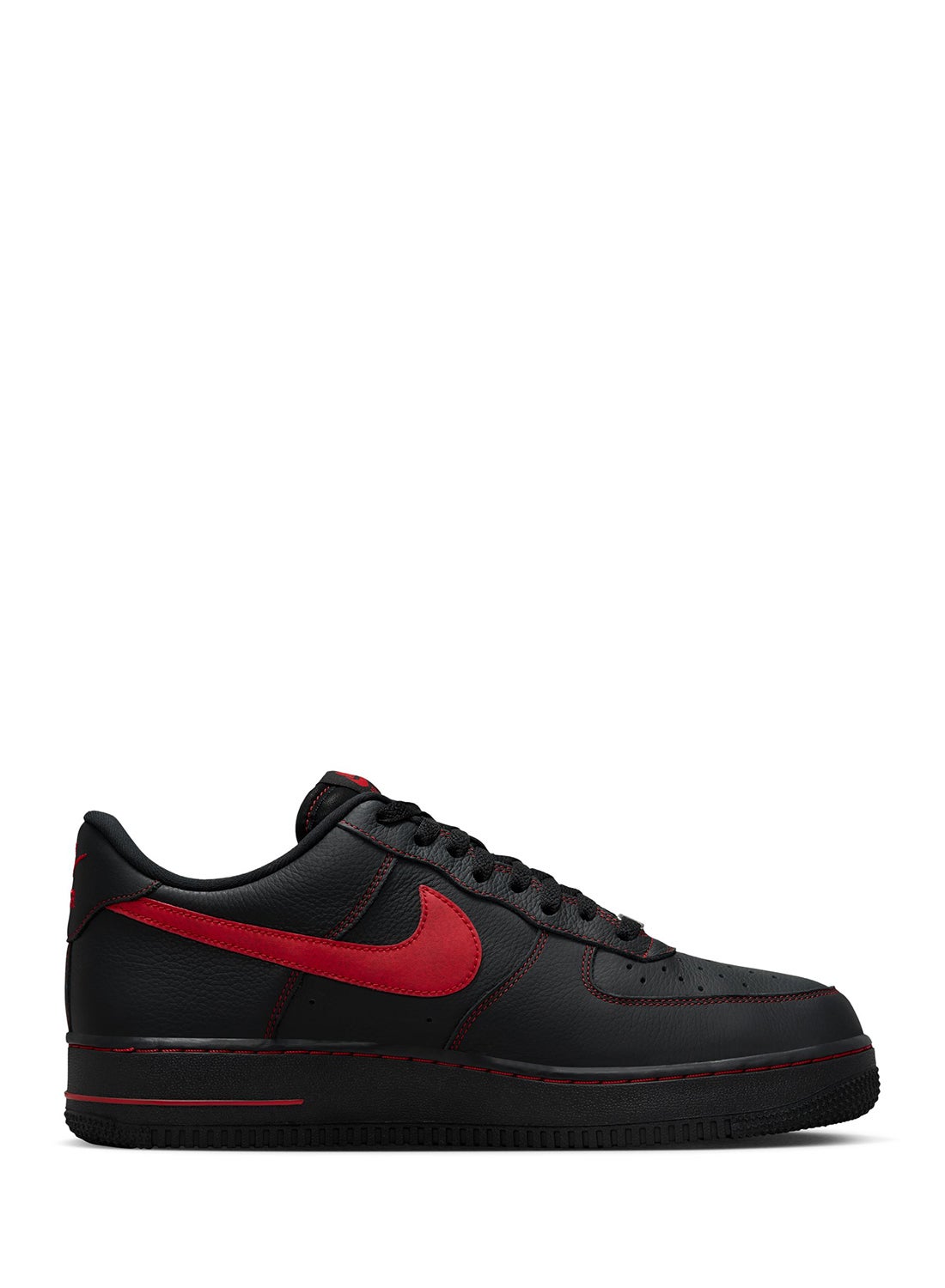 black and red air force 1 footlocker