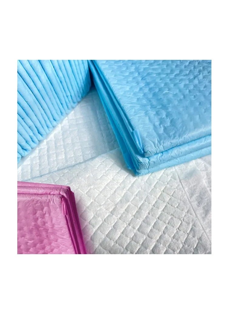 MamyPoko Disposable Changing Mats, 80 Counts, Soft Waterproof Mat, Portable Leak Proof Changing Mat, New Mom Leak-Proof Under pad, Mattress Table Protector Pad  - Image 4