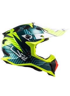 LS2 LS2 HELMET SUBVERTER EVO MX700 ASTRO  COBALT  H -V YELLOW  MEDIUM SIZE  - Image 4