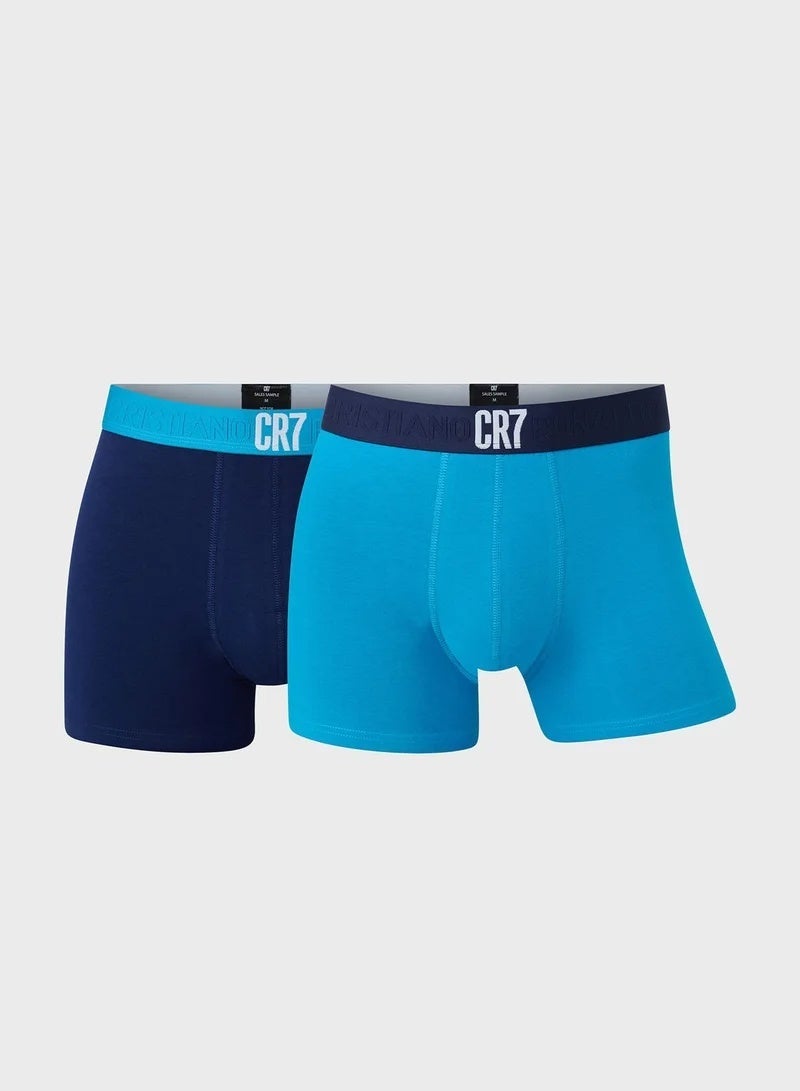 CR7 Fashion Men’s Trunk Underwear 2-Pack – Premium Comfortable Stretch Boxer Trunks by Cristiano Ronaldo - Image 1