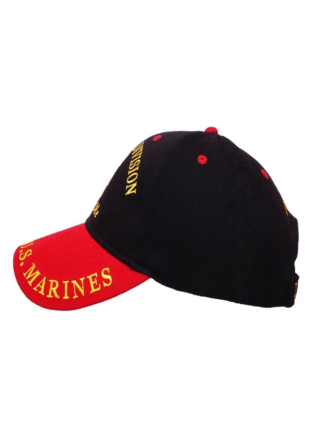 Trendy Zone 21 2nd Marine Division Follow Me Cap Officially Licensed, 100% Cotton, Red and Black with Adjustable for Veterans & Patriots | Durable, Comfortable Military Hat for Outdoor & Casual Wear - Image 5