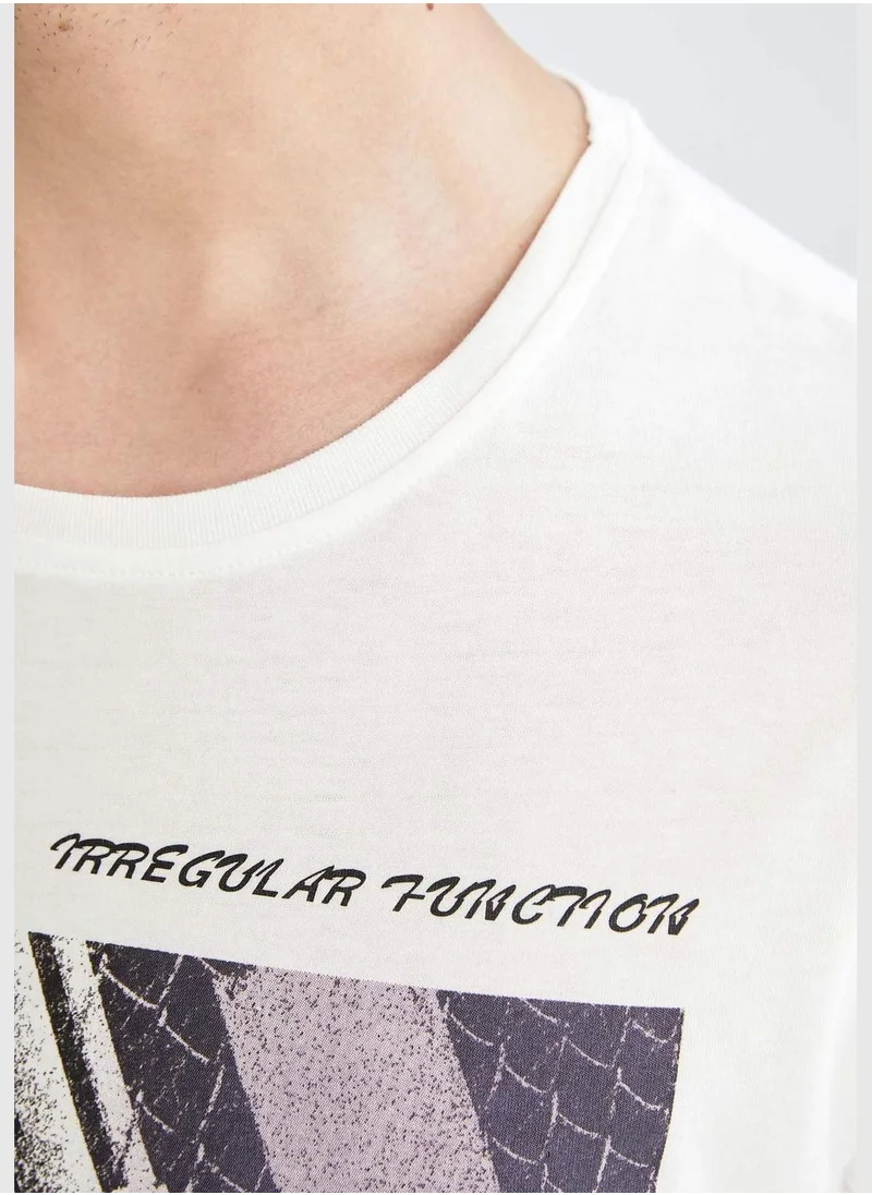 DeFacto Regular Fit Short Sleeve Printed T-Shirt