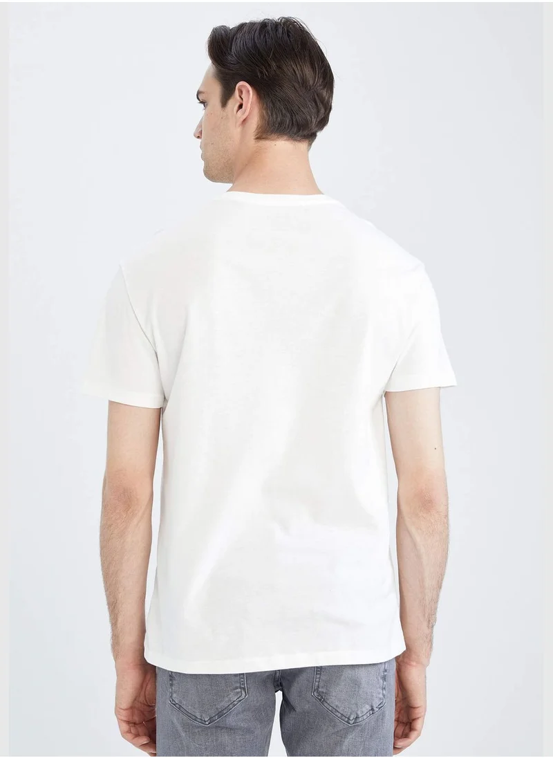 DeFacto Regular Fit Short Sleeve Printed T-Shirt