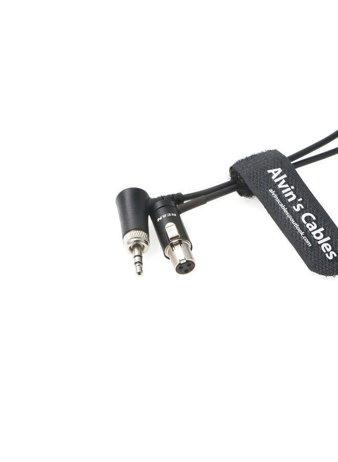 Alvin's Cables Low-Profile Audio- TA3F Mini-XLR 3-Pin Female to Locking-3.5mm-TRS Right Angle for Sennheiser EK 2000| Sony UWP| Sound Devices 633 688 Balanced Output - Image 3