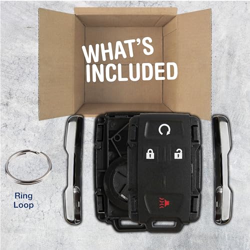 KeylessOption Key Fob Cover Case Replacement for 2013 2014 2015 Nissan Altima Maxima Remote Shell, 5-Button KR5S180144014, 7812D-S180014, No Programming Required - Image 2