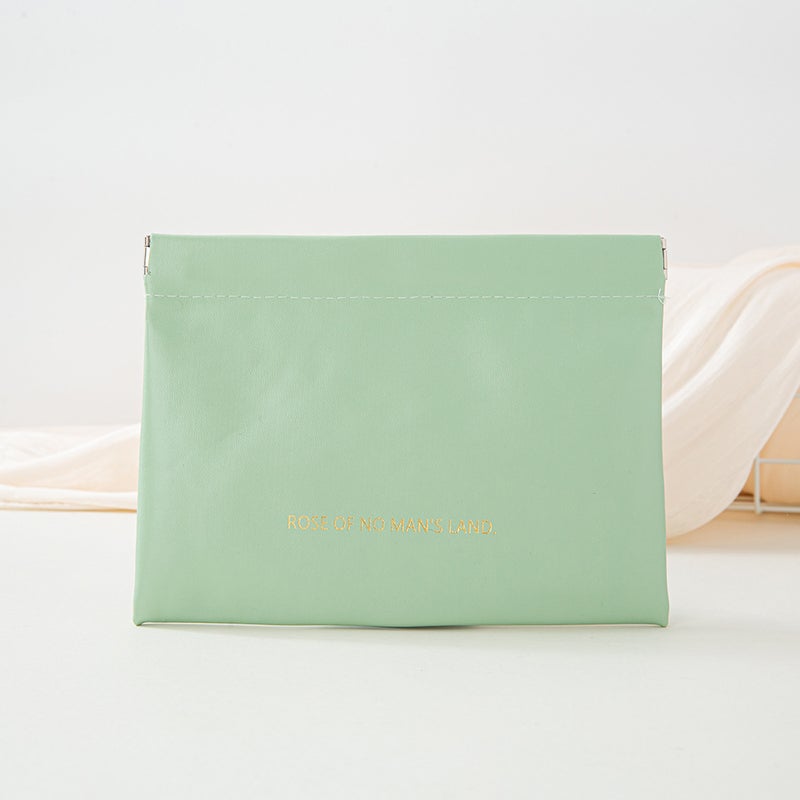 Automatic Closure PU Cosmetic Bag - Image 4