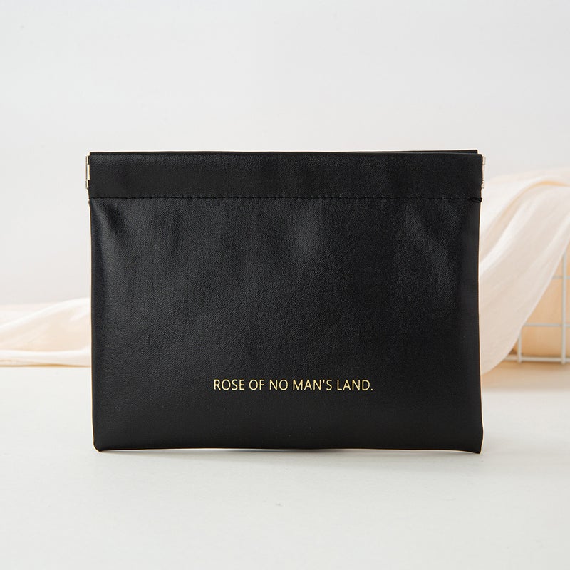 Automatic Closure PU Cosmetic Bag - Image 5