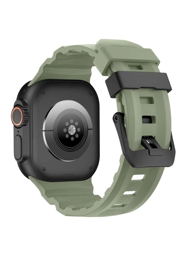 ACLIX Rocky Peak Band Compatible with Apple Watch for Men Women Ultra 3 | 2 | 1, 49mm/45mm/44mm/42mm Rugged Silicone Sport Strap for iWatch Series 11/10/9/8/7/6/5/4/3/2/1, Ultimate Powerful Watch Strap - Image 2