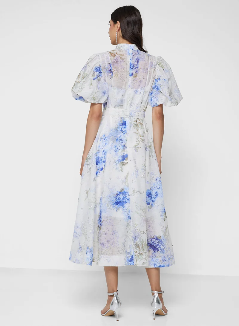 ايلا Floral Print Dress