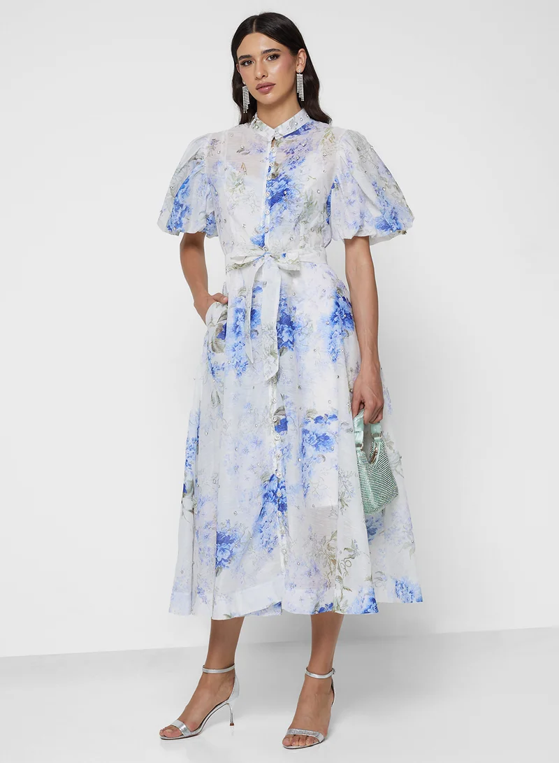 ايلا Floral Print Dress