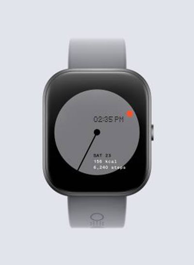 cmf by NOTHING Watch Pro Smartwatch With Bluetooth Calling, AMOLED Display, IP68 Water Resistant Ash Grey Strap + Dark Grey
