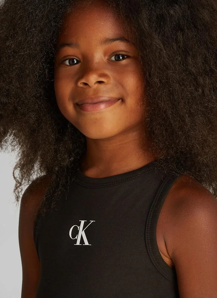 Calvin Klein Jeans Kids Logo Detail Tank Top