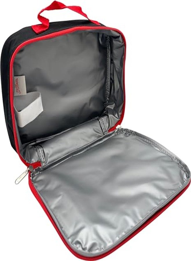 روز علبة غداء معزولة للبنات من روز بتصميم حورية البحر الصغيرة آرييل (لون فيروزي وردي) - Image 4