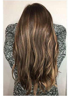 wigbuy Long Layered light Brown with Blonde wig Balayage color wig with brown with blonde highlight wig Synthetic Hair Multicolor for white Women  - Image 5