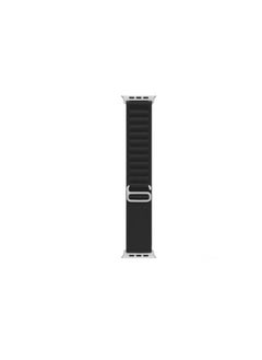 Generic Alpine Loop For Apple Watch 42/44 Mm Nylon Woven Ring With Sports G Hook Strap Series 4/5 - Black  - Image 4