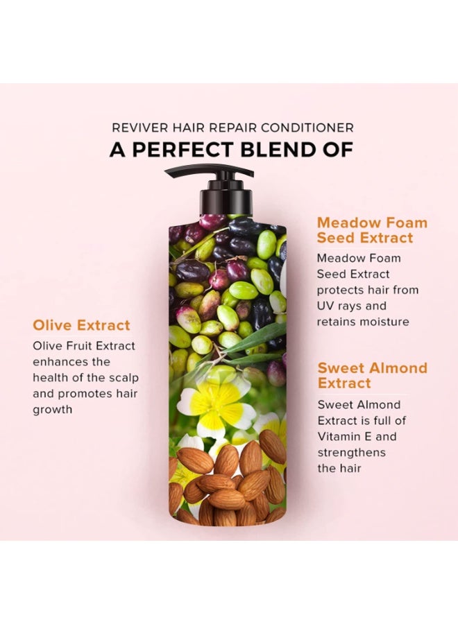 De Fabulous Reviver Hair Repair Conditioner – 1000ml | Sulphate-Free | pH Balanced | All Hair Types - Image 4