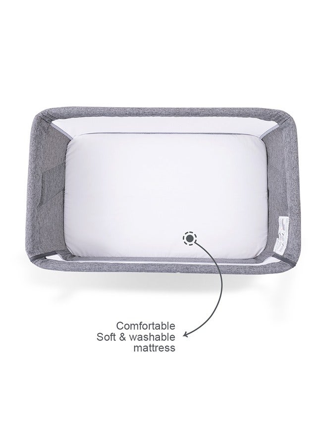 TEKNUM سرير جانبي متعدد الاستخدامات للأطفال من 0-4 سنوات وحزمة توسيع أريكة - رمادي - Image 3