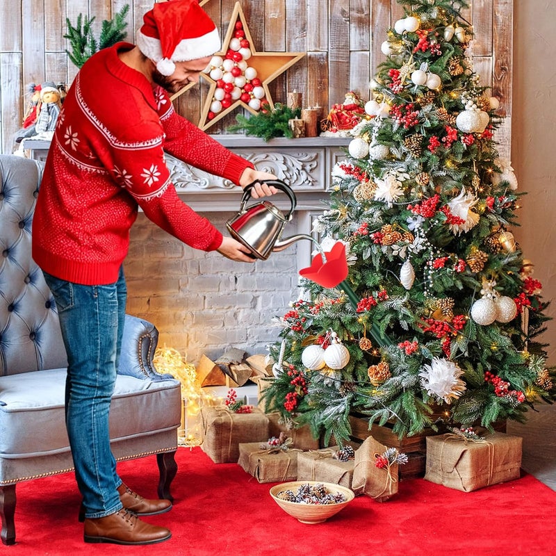 opity Store Christmas Tree Watering Funnel - 35 Inch 3-Section Extendable Tube, Reusable Spill-Proof Design for Effortless Watering of Real Trees - Image 2