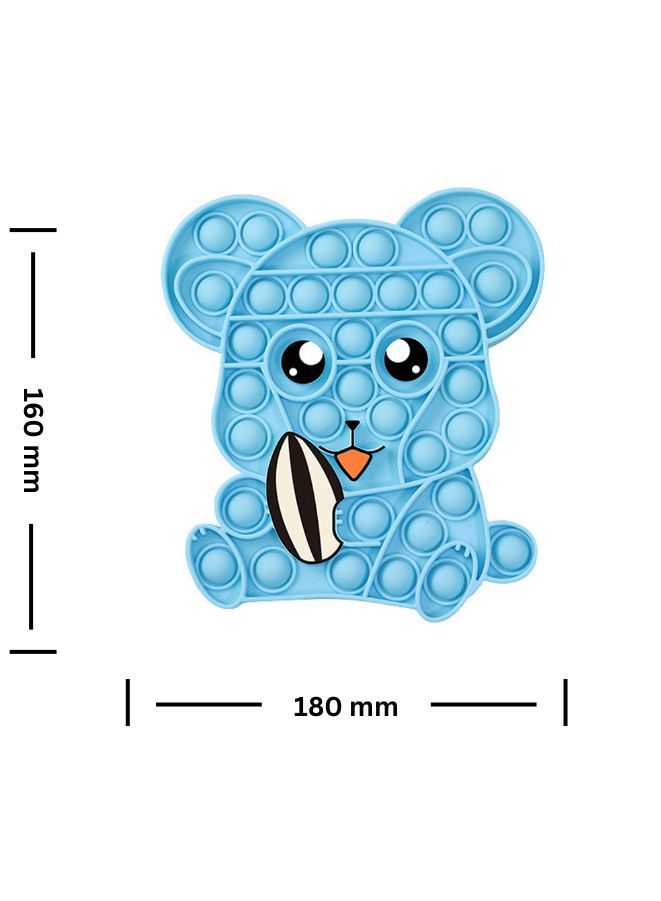 لعبة Push Pop Bubble Fidget ، لعبة ضغط حسية من السيليكون ، تخفيف التوتر ، مكافحة القلق ، ADHD ، التوحد ، هدية Fidget Popper الخاصة للأطفال والكبار ، Mouse C - Image 3