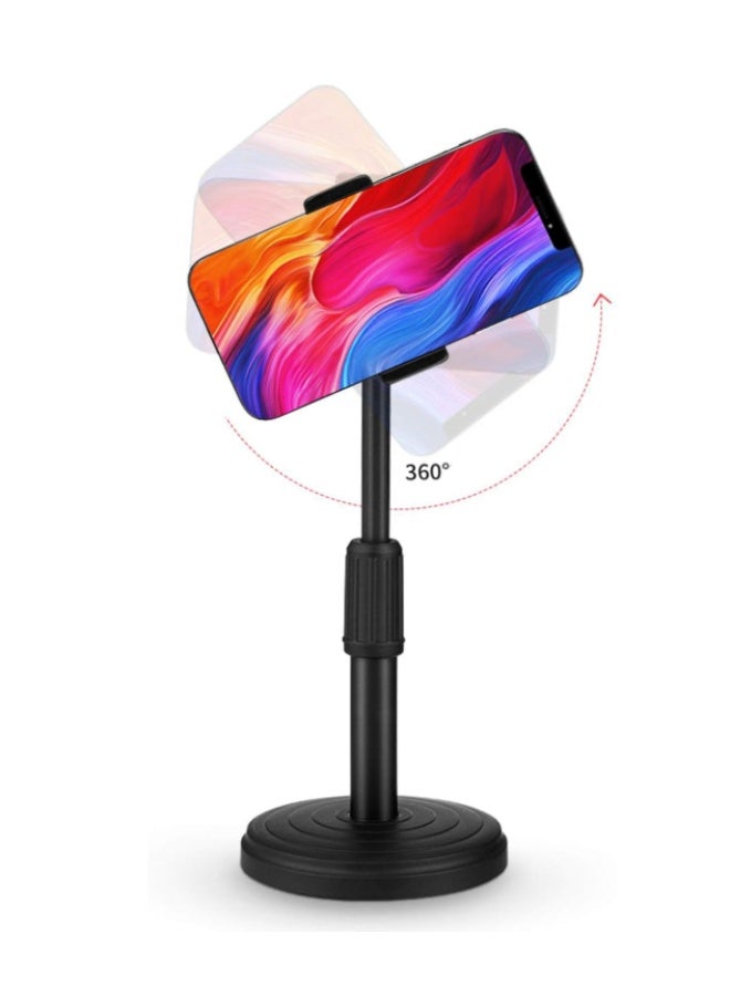 Cell Phone Stand for Live Streaming, YouTube Video/Photography, Adjustable Height & Angle Phone Holder Gooseneck Flexible Arm Universal Phone Stand for Desk, Office, Kitchen - Image 3