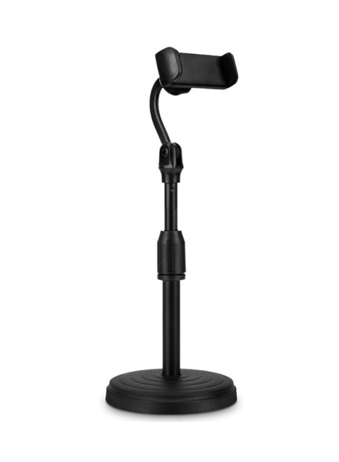 Cell Phone Stand for Live Streaming, YouTube Video/Photography, Adjustable Height & Angle Phone Holder Gooseneck Flexible Arm Universal Phone Stand for Desk, Office, Kitchen - Image 1