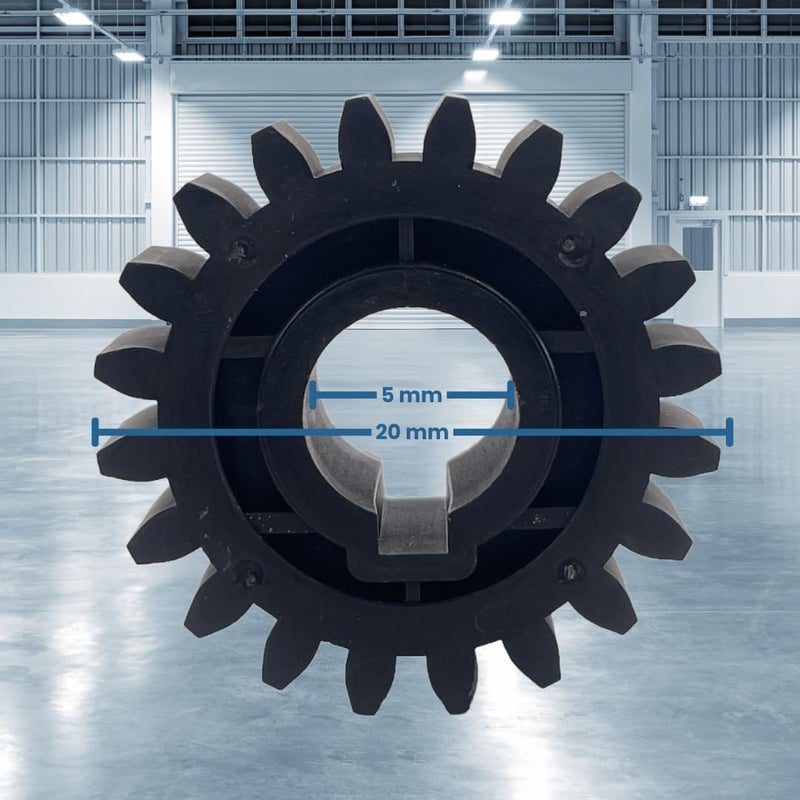Smartpack 20 Teeth Gear for Packaging of Strapping Machine’s Spare Part | Strapping Machine Components | 40T Gear Assembly | Mechanical Gear Parts | Durable Strapping Gear | Pack of 1 Gear - Image 3