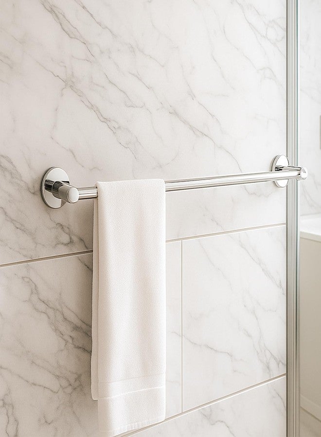Fixeify Stainless Steel 304 Towel Bar 24 Inch | Wall Mounted Towel Rod for Bathroom | Rustproof Chrome Finish Towel Holder & Hanger | Bathroom Accessories (Towel Bar) - Image 1