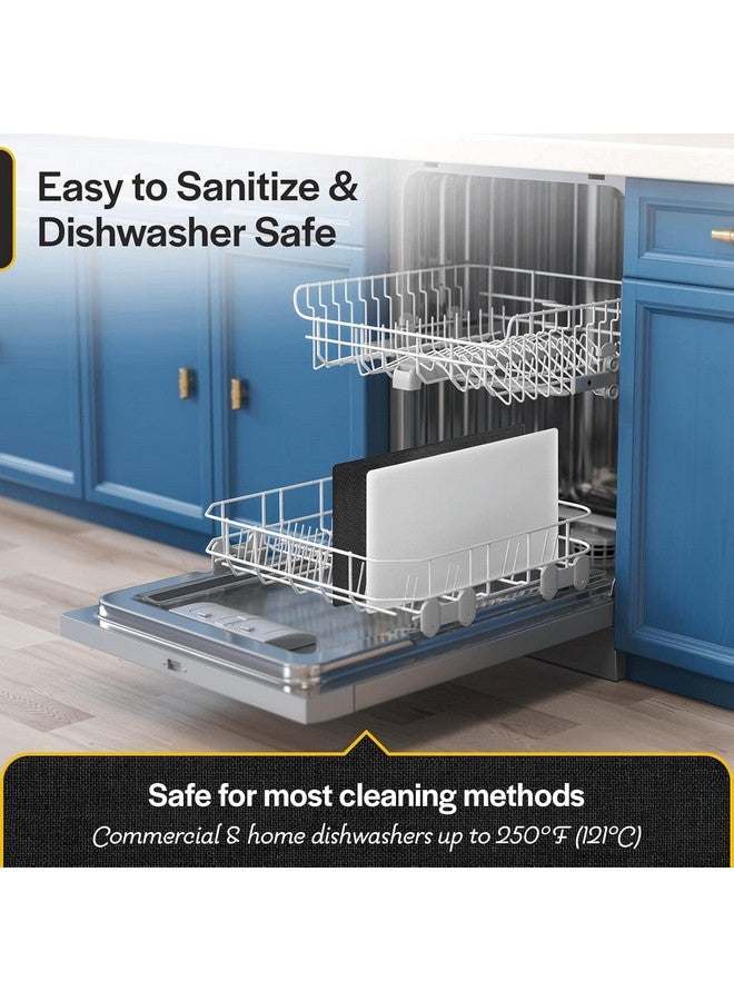 Thirteen Chefs Plastic Cutting Board - 18 x 12 x 0.5 Inch, Professional Grade HDPE, NSF Approved, Large Size and Dishwasher Safe - Image 4