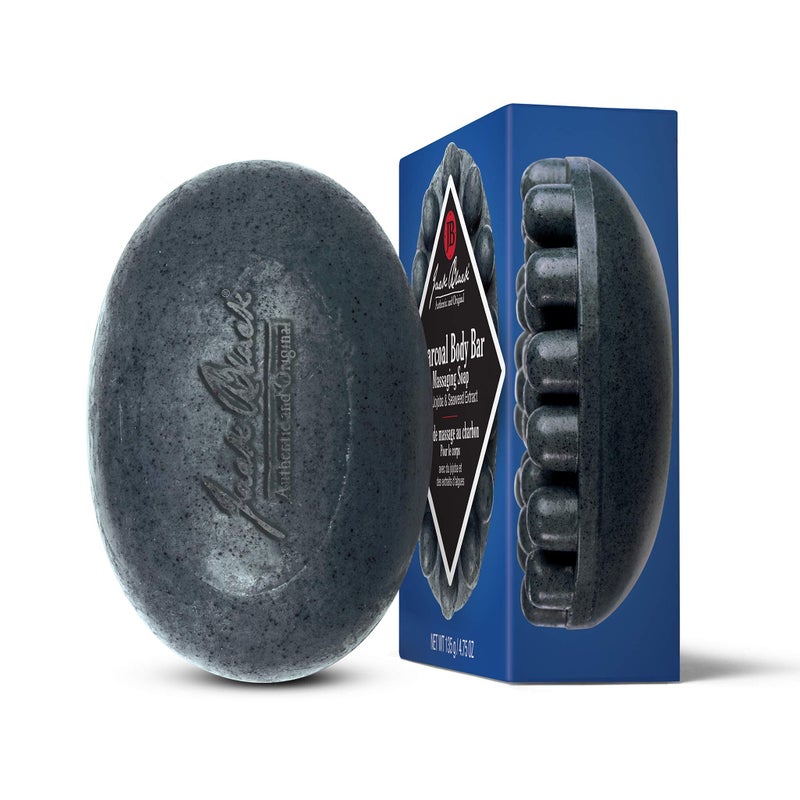 Jack Black, Charcoal Body Bar Massaging Soap, 4.75 oz - Image 1