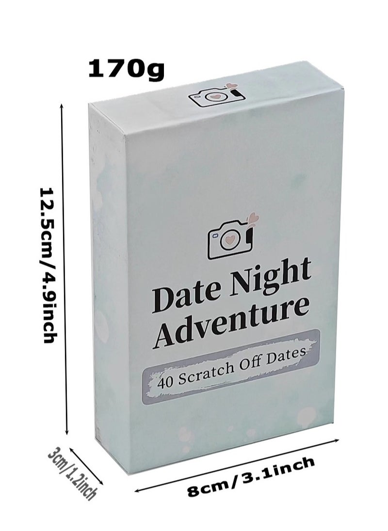 زد English board game card parent-child strategy game toy date night adventure scratch card adventure edition 