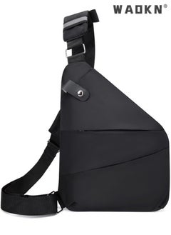 WAOKN Sling Bags Mens Lightweight Crossbody,Adjustable Straps Crossbody Bag,  Men Chest Bag Anti Theft Water-Resistant Crossbody Bag Classic Design Shoulder Bag, for Outdoor Activities Travel, Camping  - Image 1