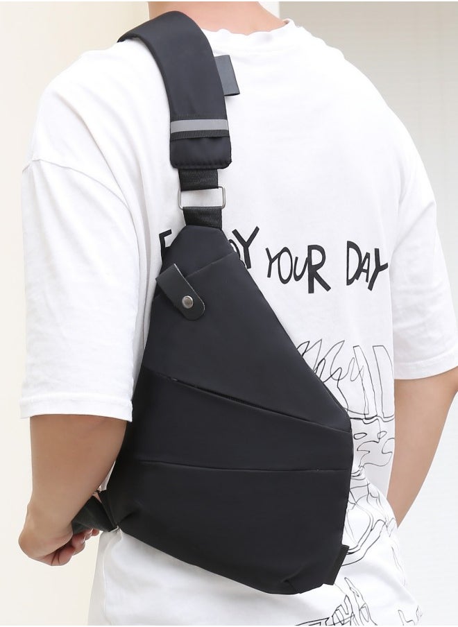 WAOKN Sling Bags Mens Lightweight Crossbody,Adjustable Straps Crossbody Bag,  Men Chest Bag Anti Theft Water-Resistant Crossbody Bag Classic Design Shoulder Bag, for Outdoor Activities Travel, Camping  - Image 2