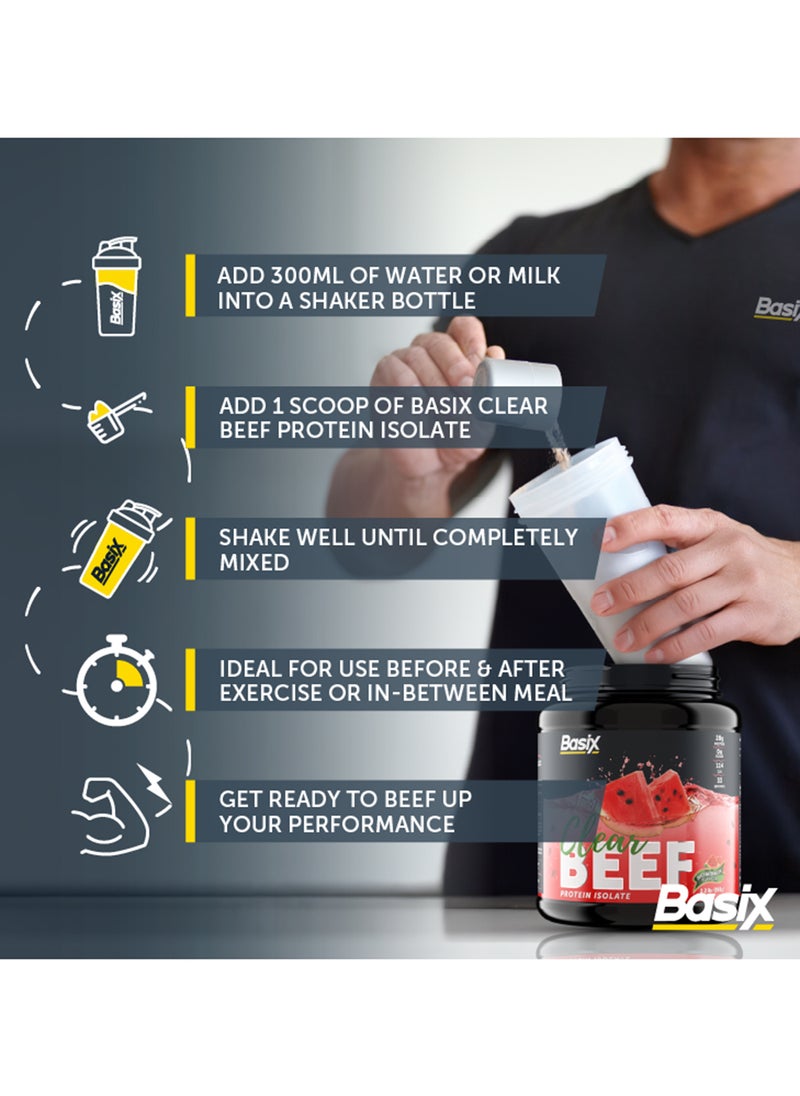 Basix Beef Protein Isolate Juicy Watermelon Flavour 2.2lb  - Image 3