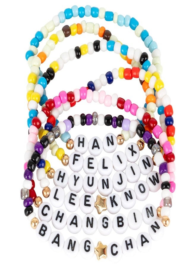 KINFERTE for Stray Kids Merch Bracelet for Fans - Friendship Jewelry Gift Set(6 Pack) | Birthday Gifts, Concert Accessories, Cosplay Merchandise for Stray Kids - Image 1